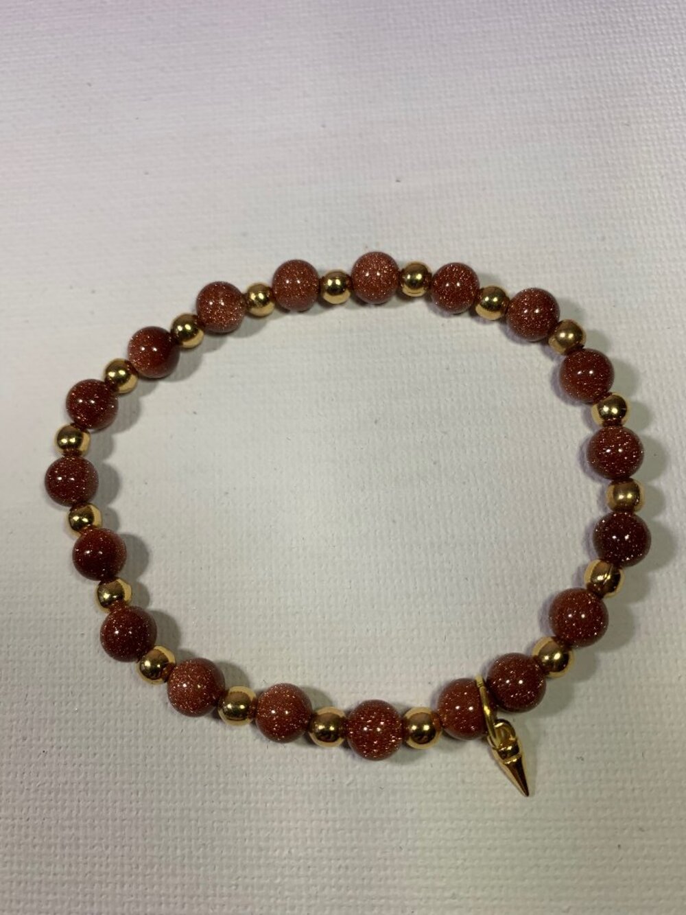Handmade Stretch Firestone Bracelet